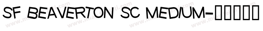 sf beaverton sc medium字体转换